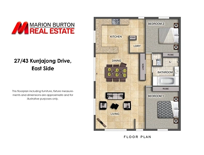 27/43 Kurrajong Drive, East Side, Alice Springs, 2 habitaciones, 1 baños, Townhouse