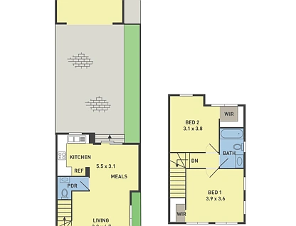 4/335 Grand Boulevard, Craigieburn, North Melbourne, 2 Bedrooms, 1 Bathrooms, Townhouse