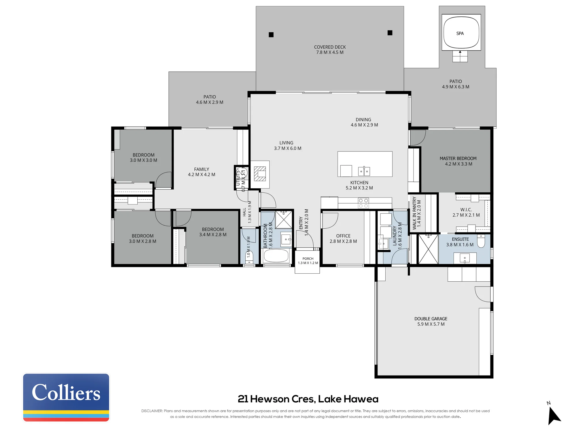 21 Hewson Crescent, Lake Hawea, Queenstown-Lakes, Otago, 5房, 2浴, House