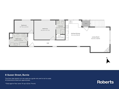8 Queen Street, Burnie, TAS 7320, 2 slaapkamers, 2 badkamers, Unit
