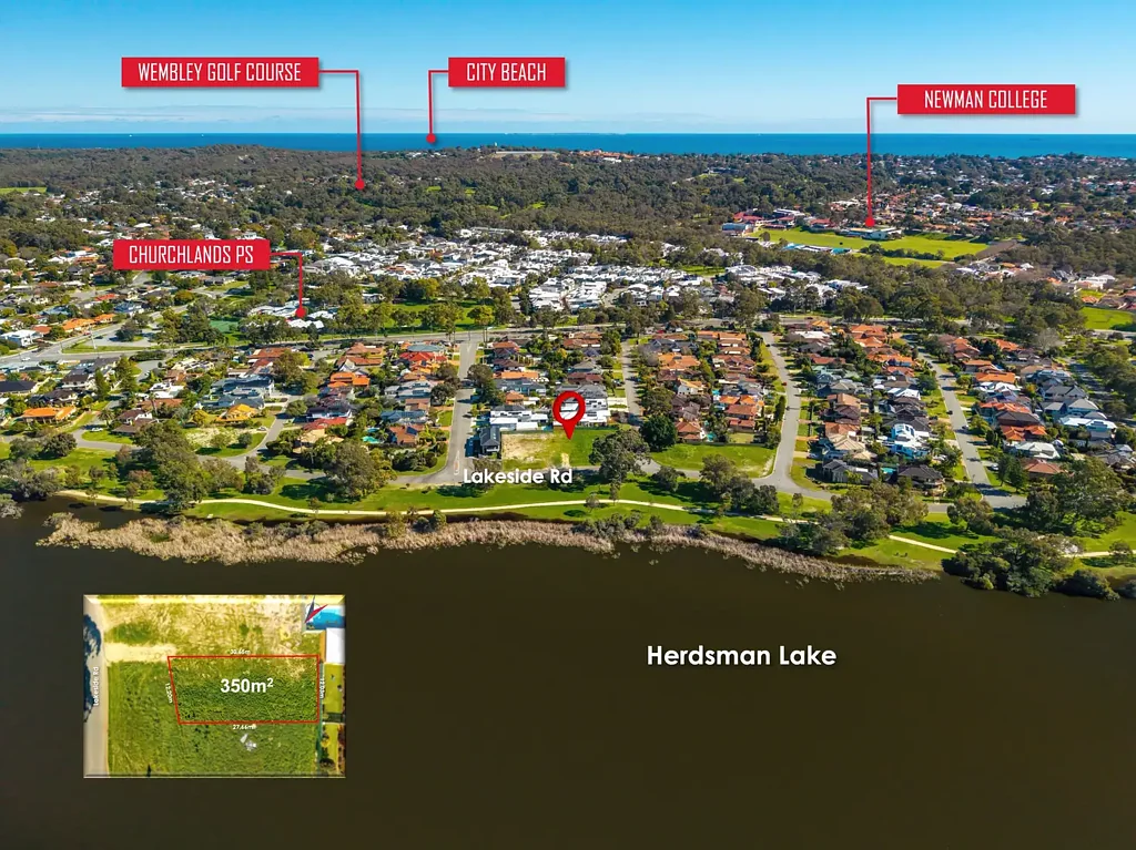 Churchlands 🌿 Absolute Lakefront Block | Build Your Dream Home in Premium Churchlands 🏡