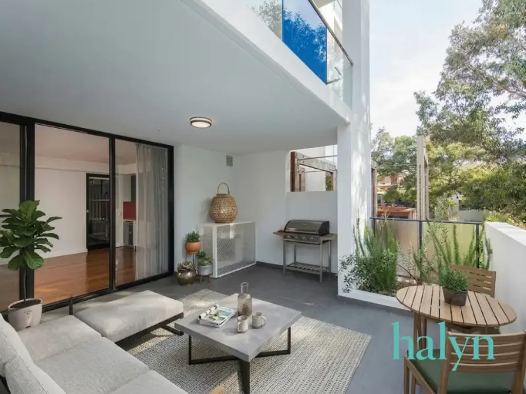 Perth 2房  Private Park Facing Courtyard Apartment
