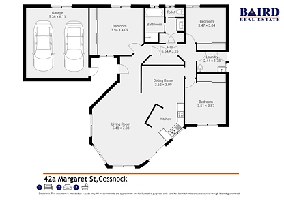42A Margaret Street, Cessnock, Hunter, 3 ห้องนอน, 1 ห้องน้ำ, Apartment