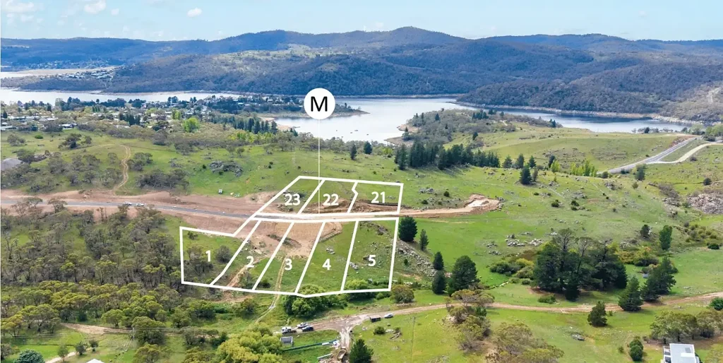 Jindabyne Large Lot Residential Subdivision Stage 1 - blocks ranging from 2,762sqm to 3,753sqm