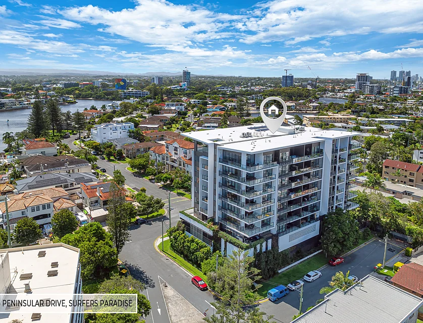 609/5 Peninsular Drive, Surfers Paradise, Gold Coast, 2 phòng ngủ, 2 phòng tắm, Apartment