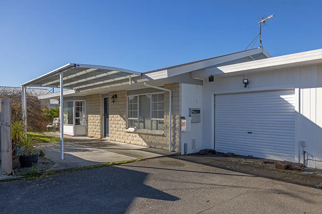Masterton 2chambre Low Maintenance Duplex Townhouse