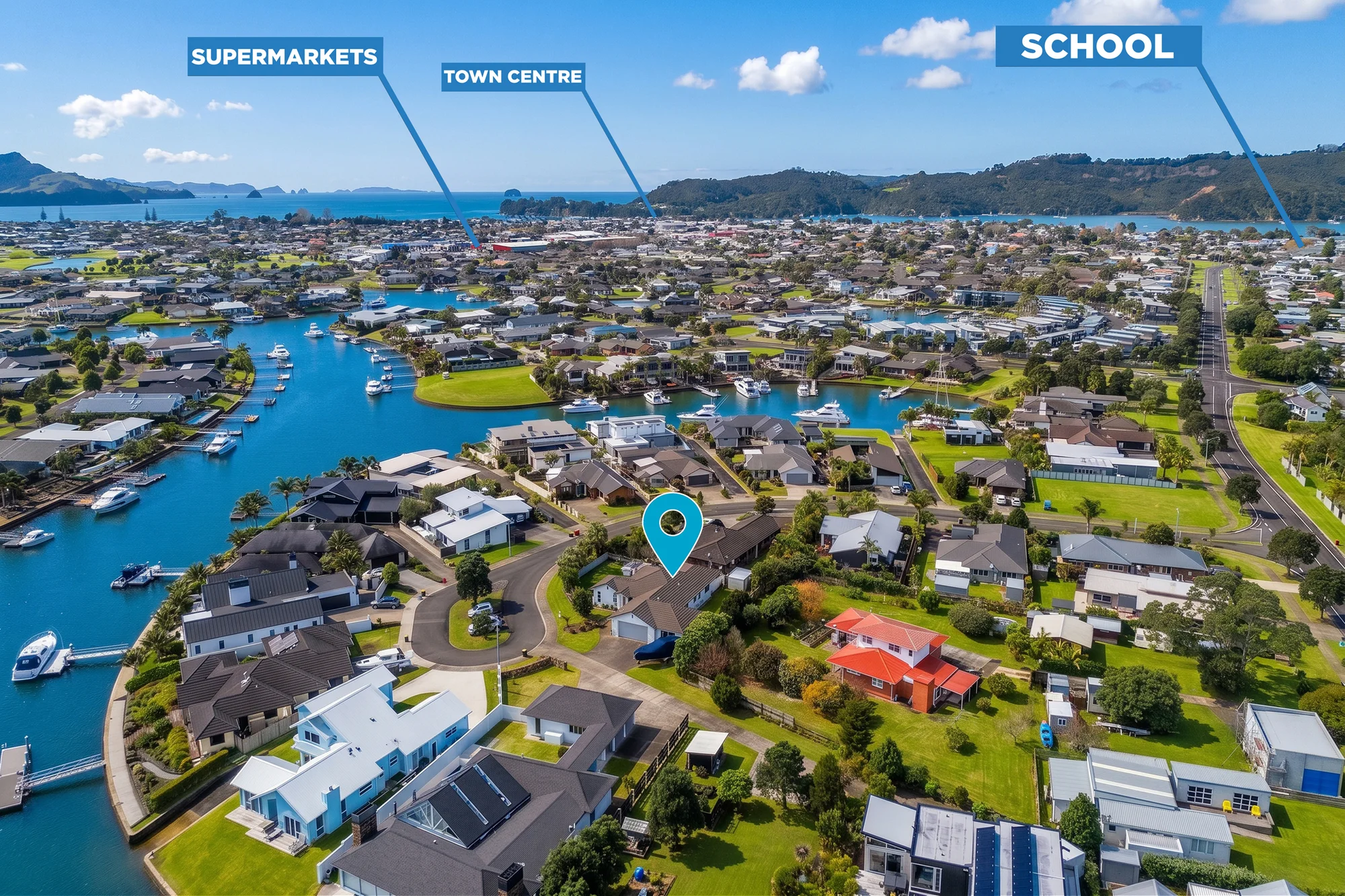 Whitianga 4房  Spacious family home in prime location