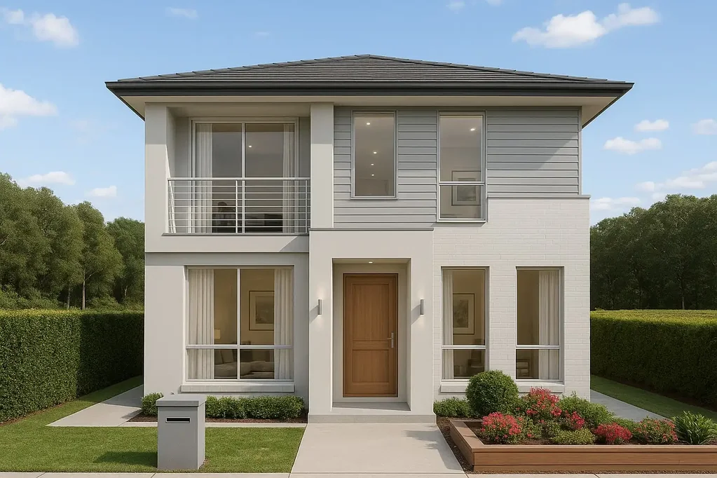 Menangle Park 4房 5间卧室宽敞设计 高端配置交钥匙 388平米土地面积 现代家庭生活空间 无缝设计三生活区 主套房带步入式更衣室 开放式起居连接户外 厨房石材台面早餐吧台 全屋LED筒灯独立车库 Premium House & Land Package in Austral!