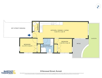 8 Honowai Street, Kumeu, Rodney, Auckland, 2房, 1浴, 城市屋
