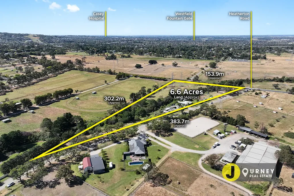Narre Warren North 3房 6.6英亩优质土地 紧俏优越位置 蓝筹区域稀有机会 未来潜力无限 自然美景环绕 城市便利生活 A Rare Lifestyle Opportunity on 6.6Acres (Approx.)
         "INSPECTION BY APPOINTMENT"