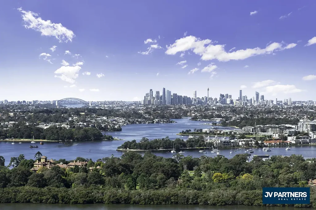 Rhodes 2 Bedroom Panoramic Water Views Stretching to the Sydney CBD