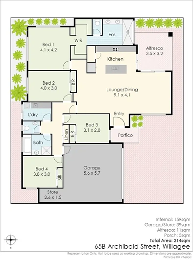 65B Archibald Street, Willagee, WA 6156, 4 slaapkamers, 2 badkamers, House