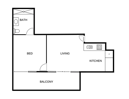 301/100 Nicholson Street, Brunswick East, North Melbourne, 1 Schlafzimmer, 1 Badezimmer, Apartment