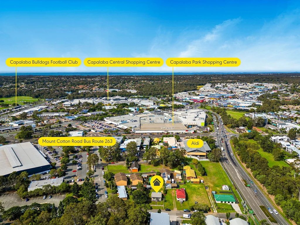 Capalaba 9房 稀缺宽地 Capalaba心脏地带 60.6米临街 优质校网 步行商圈 潜力无限！ Prime 2,512m2 MDR Development Block With Endless Possibilities! (STCA)
