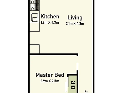 21/23 Irwell Street, St Kilda, VIC 3182, 1房, 1浴, Apartment