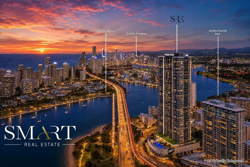 Southport 2બેડરૂમ 32nd Floor - Stunning 180° Ocean & Broadwater Views! New Paint & Flooring!
