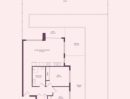 1/22-24 Beatson Street, Wollongong, Wollongong - Greater Region, 2 chambres, 1 salles de bain, Apartment