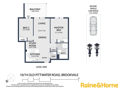 10/74-76 Old Pittwater Road, Brookvale, Northern Beaches, 2房, 1浴, Apartment