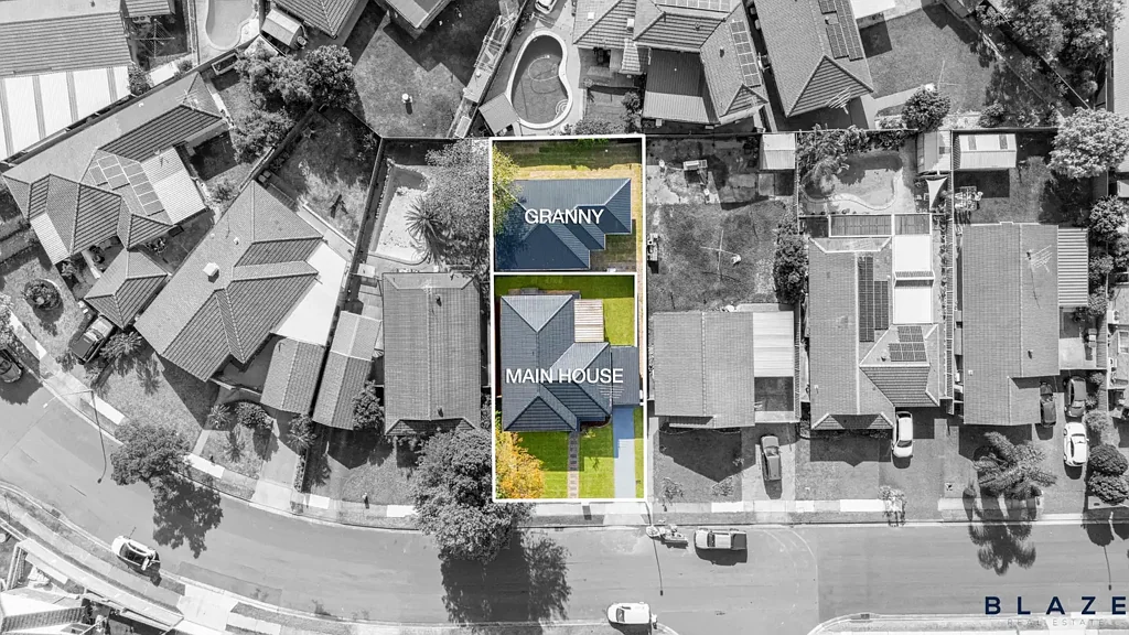 Wetherill Park 5房 步行学校公园 商店交通便利 两处独立住宅 全新Granny flat 精致装修空调 低维护庭院 双收入潜力 House & Granny Flat