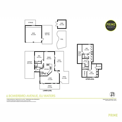 户型图 - 6 Bowerbird Avenue, Eli Waters, QLD 4655