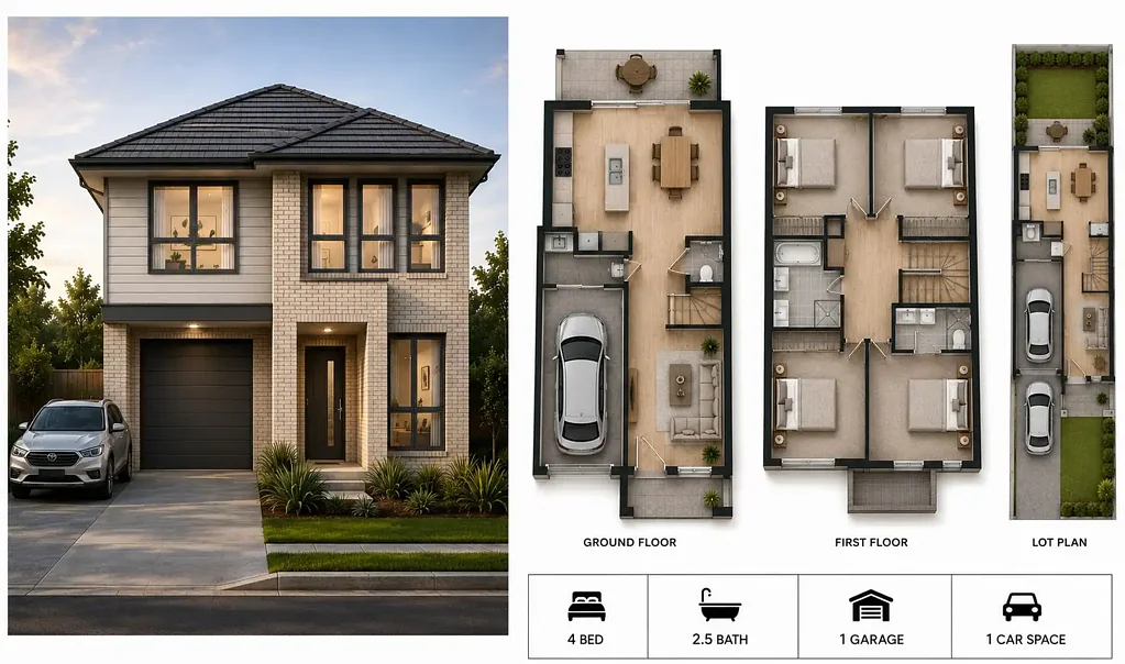 Riverstone 4 Slaapkamer READY TO MOVE IN NOW (CLOSE TO SCHOFIELDS STATION & TALLAWONG METRO)