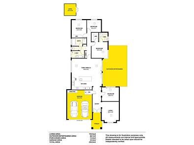 फ्लोर प्लान - 7 Sameden Drive, Noarlunga Downs, SA 5168