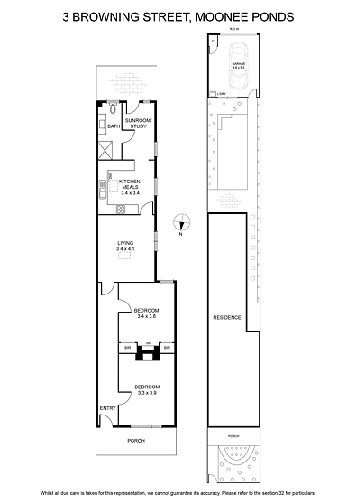 3 Browning Street, Moonee Ponds, VIC 3039, 2 habitaciones, 1 baños, House