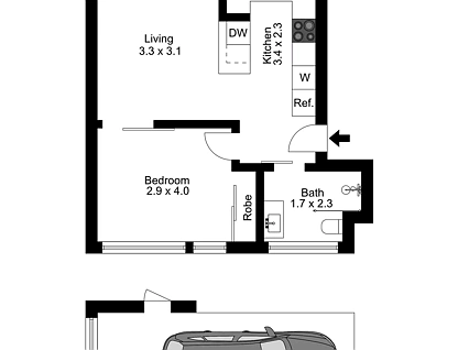 2/36 John Parade, Merewether, Newcastle, 1 Bedrooms, 1 Bathrooms, Unit