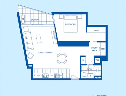 3514/81 City Road, Southbank, Melbourne CBD, 1 Kuwarto, 1 Banyo, Apartment