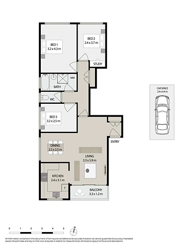 1/25 Bridge Street, Epping, NSW 2121, 3 rūma, 1 rūma horoi, Unit