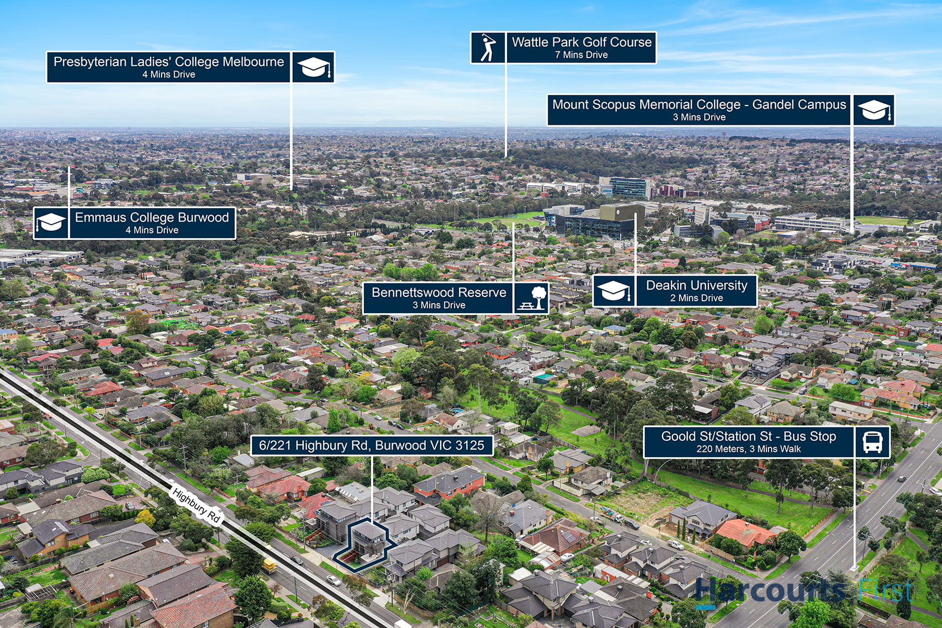 UNIT 6 221 HIGHBURY RD, BURWOOD VIC 3125, 0 ห้องนอน, 0 ห้องน้ำ, Townhouse