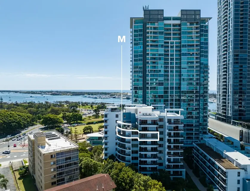 915/3 Como Crescent, Southport, Gold Coast, 2 Schlafzimmer, 1 Badezimmer, Unit