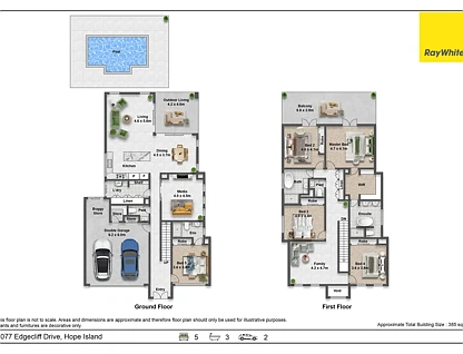 1077 Edgecliff Drive, Hope Island, Gold Coast, 5 રૂમ, 3 બાથરૂમ, House