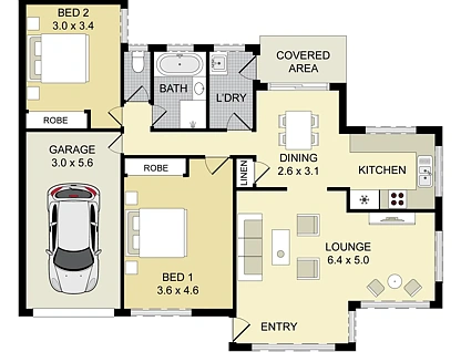 6/20 Astelia Street, Macquarie Fields, NSW 2564, 2房, 1浴, 独立屋
