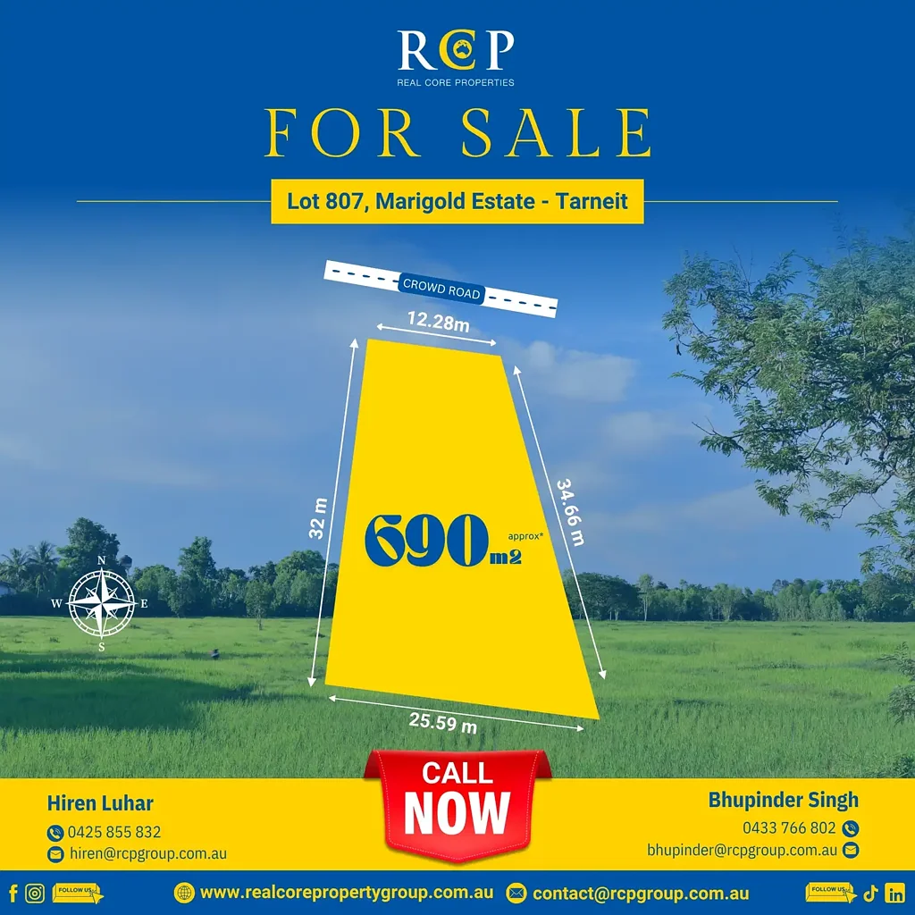 Tarneit Spacious, Titled & Ready - 606sqm Block in Prime Tarneit Location