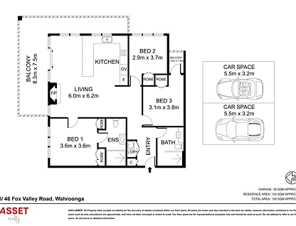 8/46 Fox Valley Road, Wahroonga, Upper North Shore, 3 ห้องนอน, 2 ห้องน้ำ, Apartment