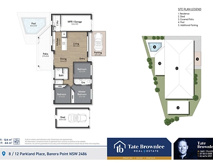 8/12 Parkland Place, Banora Point, North Coast, 3 ห้องนอน, 2 ห้องน้ำ, Apartment