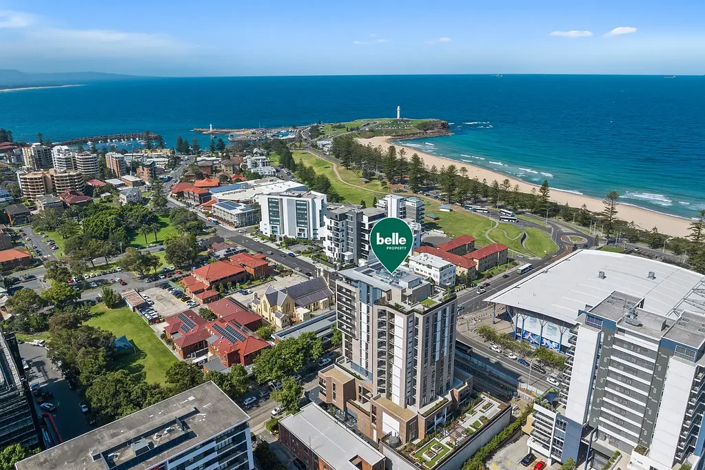 Wollongong 3Kwarto Premium corner position with stunning ocean views