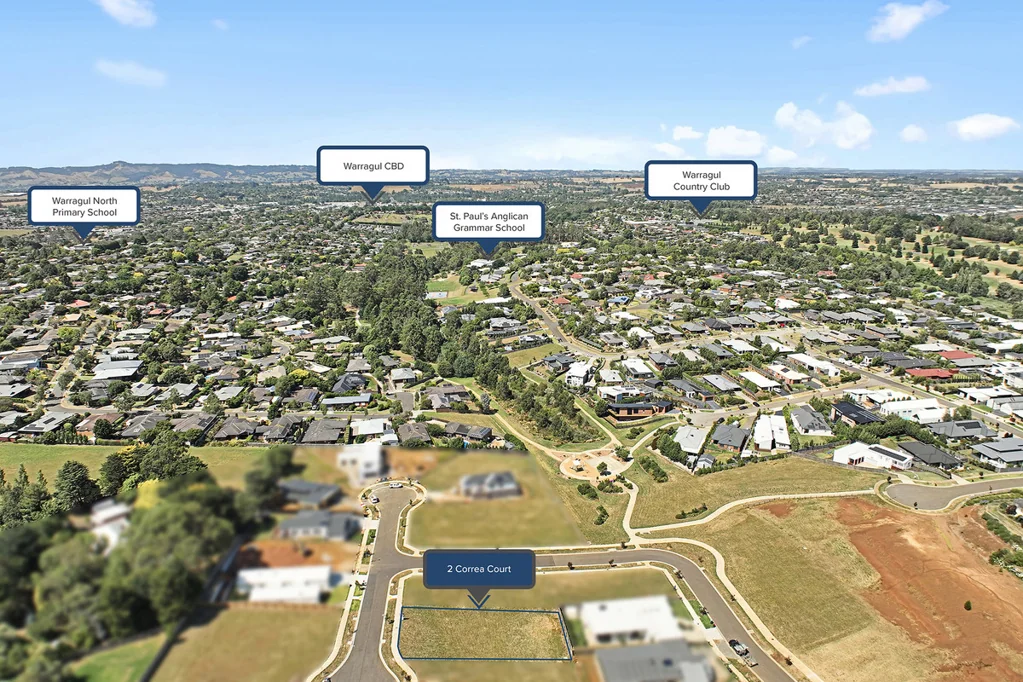 Warragul  872m2 Block in Bowen Heights Estate.