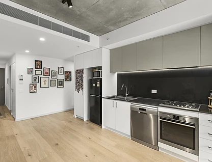 235/77 Hobsons Road, Kensington, Melbourne CBD, 2 રૂમ, 1 બાથરૂમ, Apartment