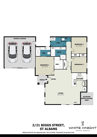 2/21 Biggs Street, St Albans, VIC 3021, 3 slaapkamers, 2 badkamers, Unit