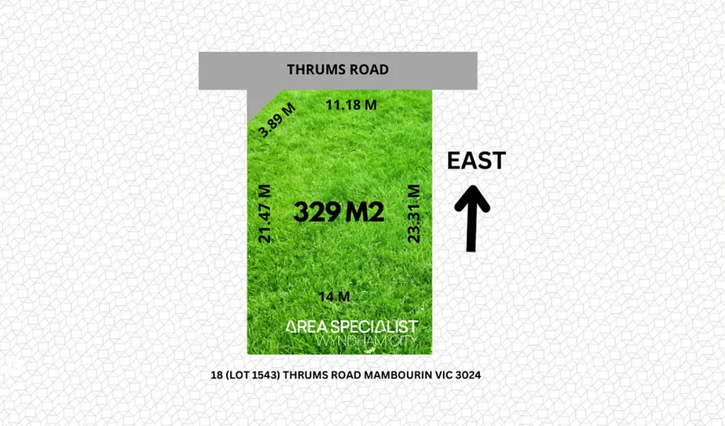 Mambourin ListAS- Titled East Facing Lot in Top Location! Start Building your Dream Home Today!