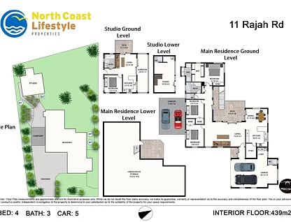 11 Rajah Road, Ocean Shores, North Coast, 4房, 3浴, House