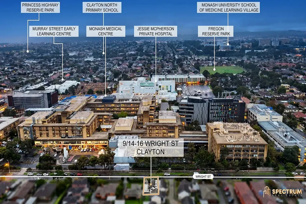 Clayton 3ห้องนอน Contemporary Comfort in Central Clayton