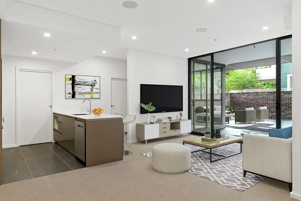 One the Waterfront | Near New Courtyard Apartment | Two Bedroom + Study