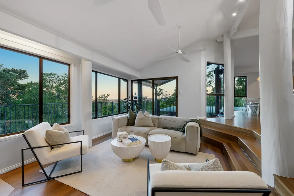 Tallai 5chambre Private Hinterland Sanctuary with Dual Living, Coastal Views & Fruit-Laden Gardens