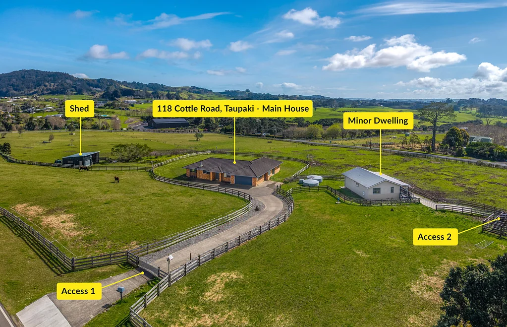 Taupaki 6房  Lifestyle Sanctuary: Two Homes & Urban Access