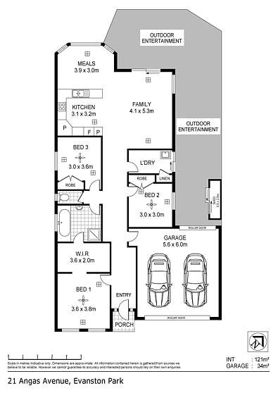 21 Angas Avenue, Evanston Park, SA 5116, 3 Bedrooms, 1 Bathrooms, House