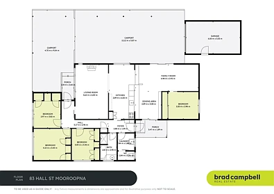 83 Hall Street, Mooroopna, VIC 3629, 4房, 1浴, House