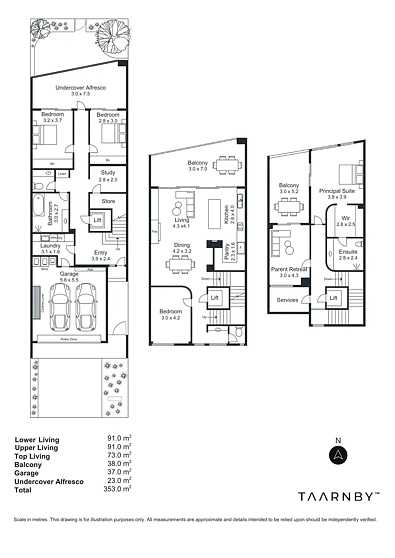 Plano ng Bahay - 45 Oceanview Drive, Taperoo, SA 5017